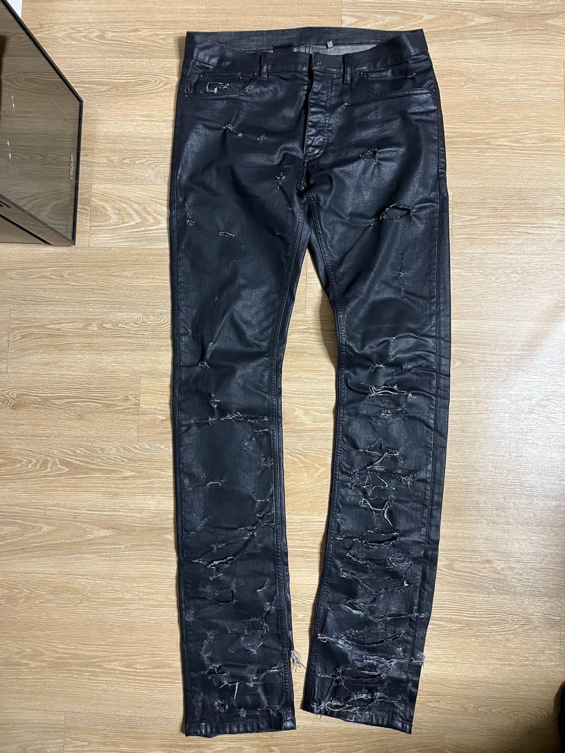 [31] 디올옴므 04ss strip 디스트로이드 왁스 코팅진 상품이미지1