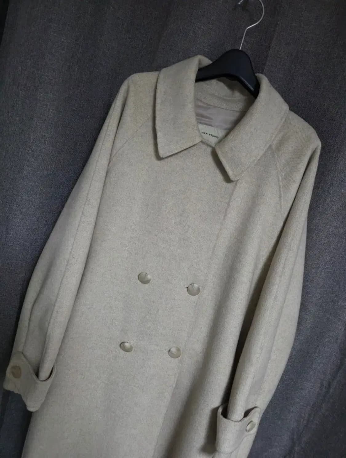 막스스튜디오 울캐시 핸드메이드 롱코트 상품이미지4