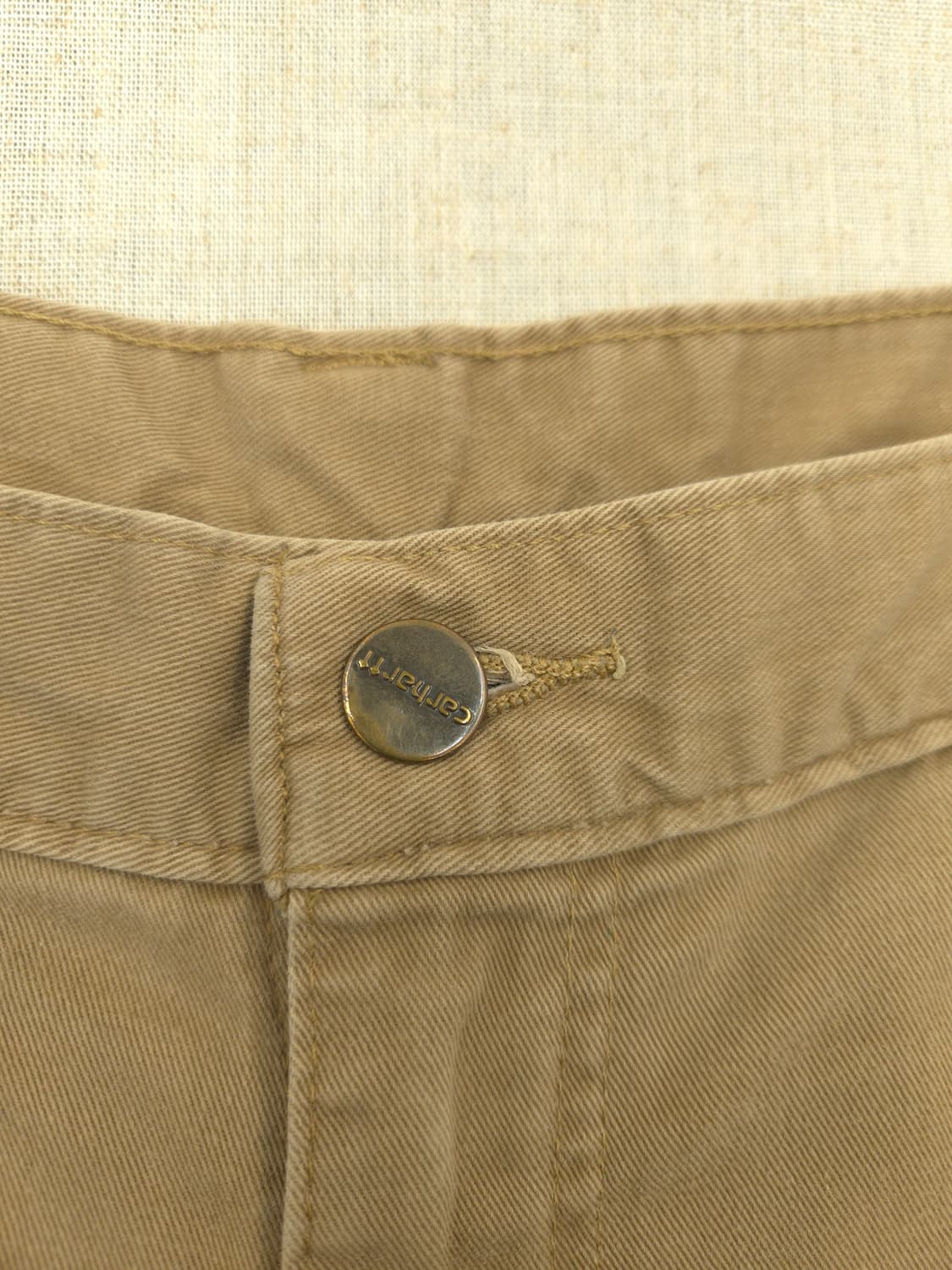 칼하트 카키색 데미지 워크 팬츠 상품이미지2