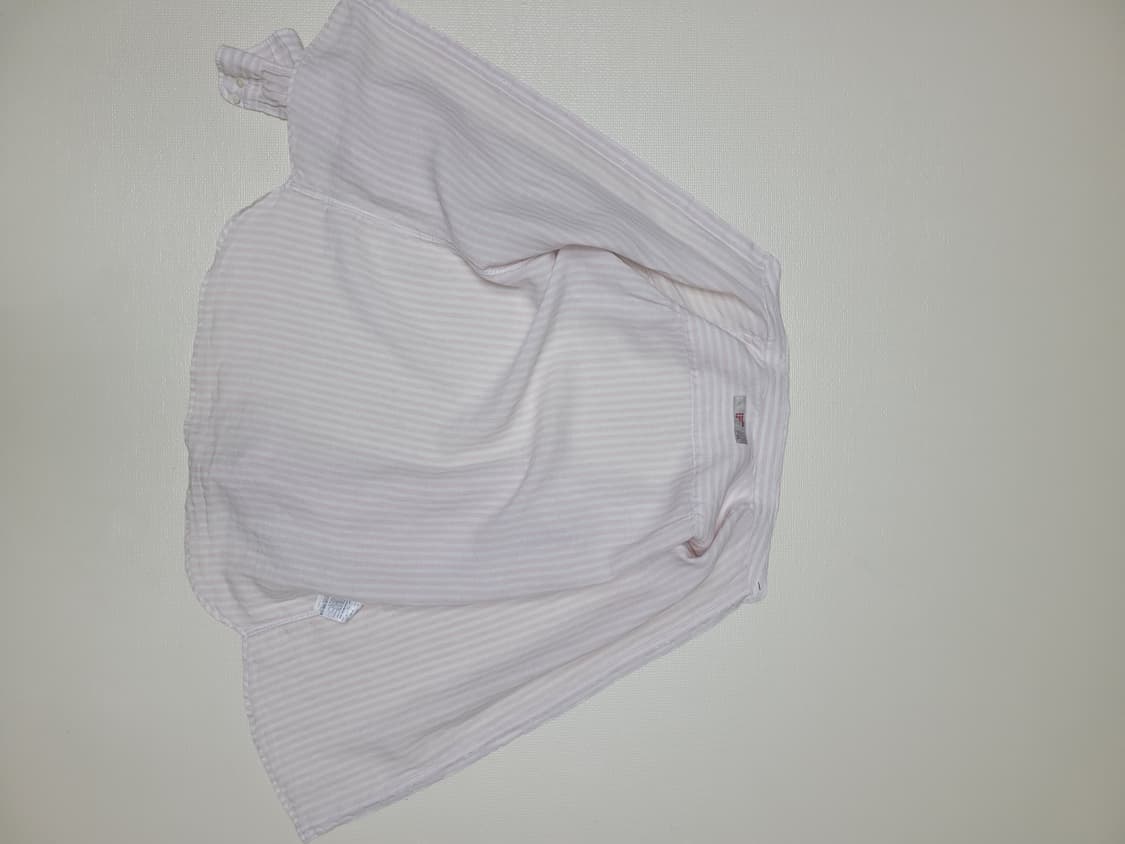 에잇세컨즈 8seconds 남자 린넨 스트라이프 셔츠 110 핑크 상품이미지8