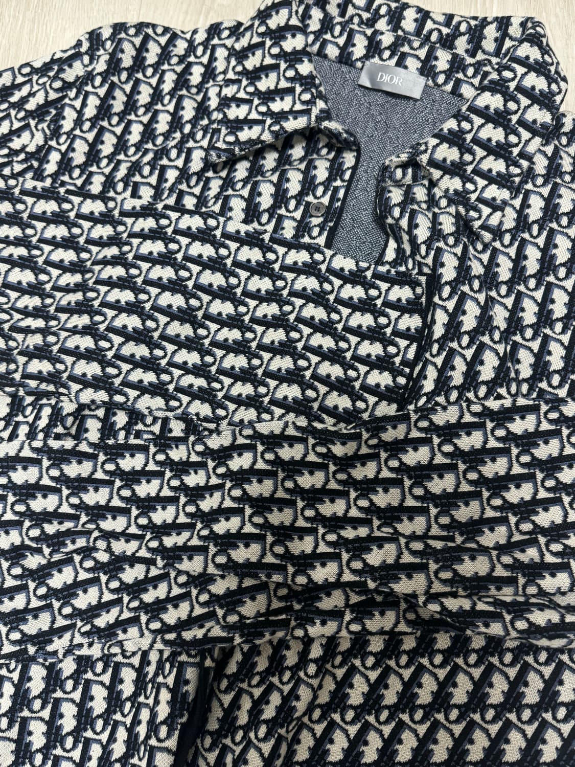 DIOR 오블리크 맨즈 니트셔츠 (L) 상품이미지1