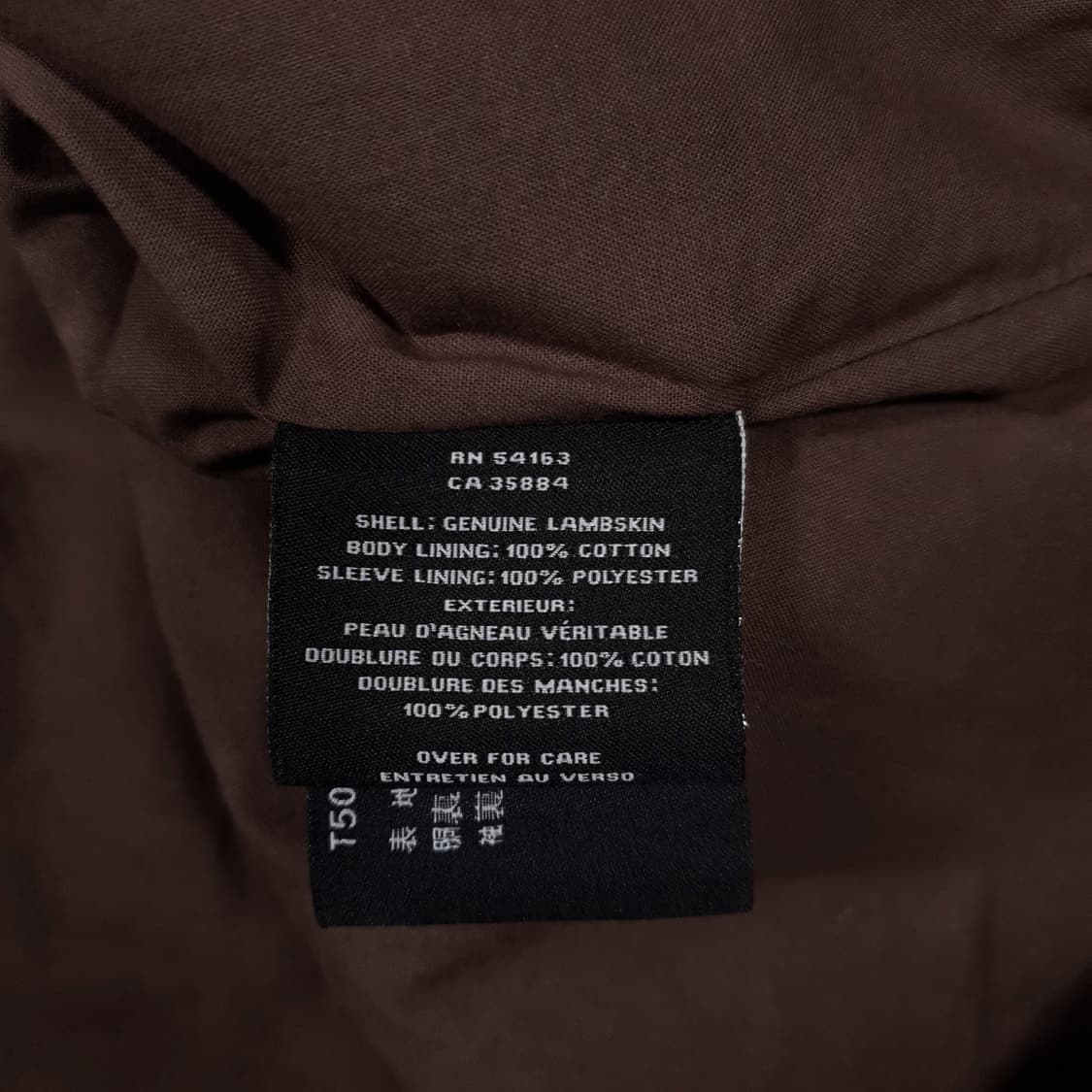 실측 M) COLE HAAN 콜한 싱글 라이더 양가죽 리얼 레더 자켓 상품이미지6