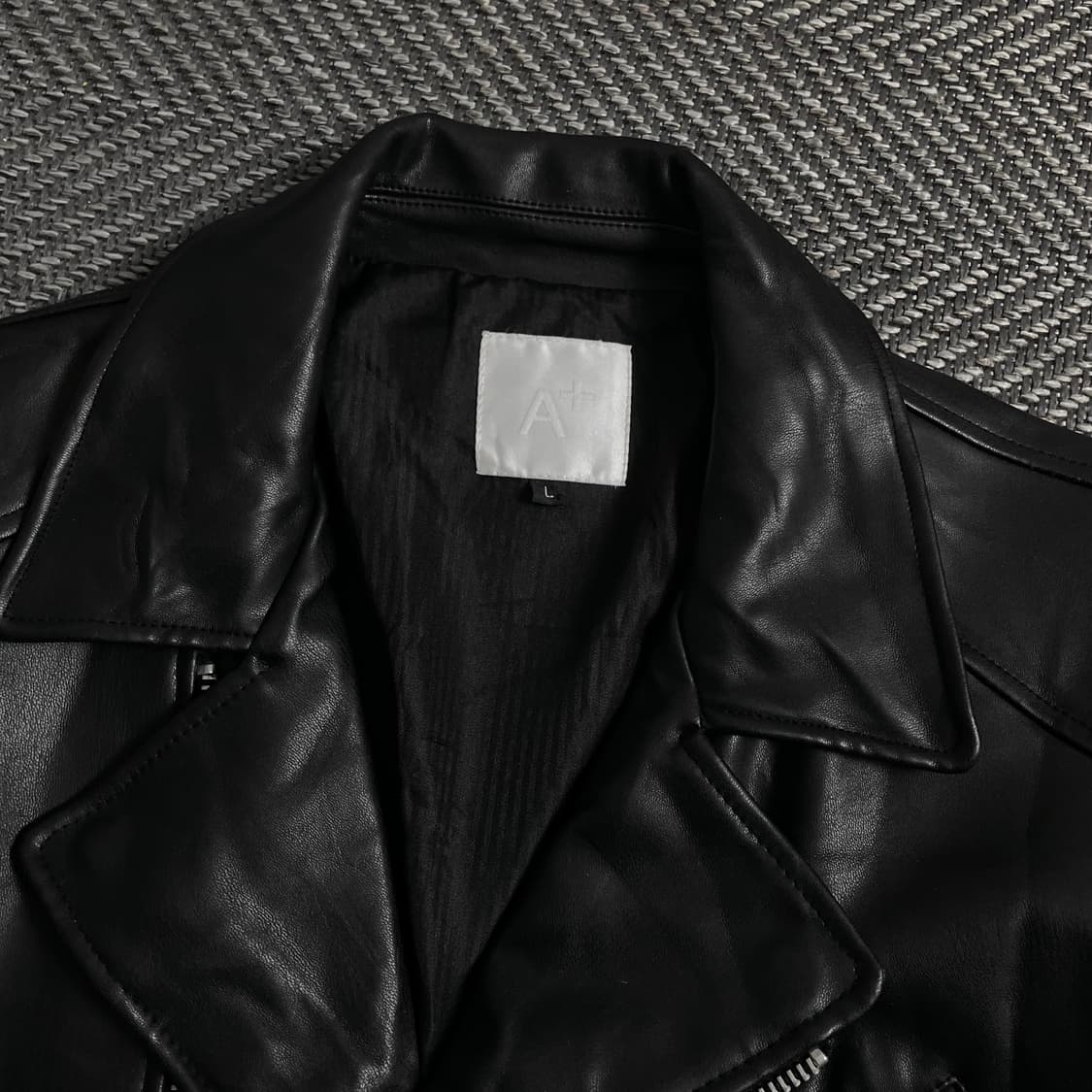 빈티지 블랙 레더 라이더 자켓y 4474 상품이미지7
