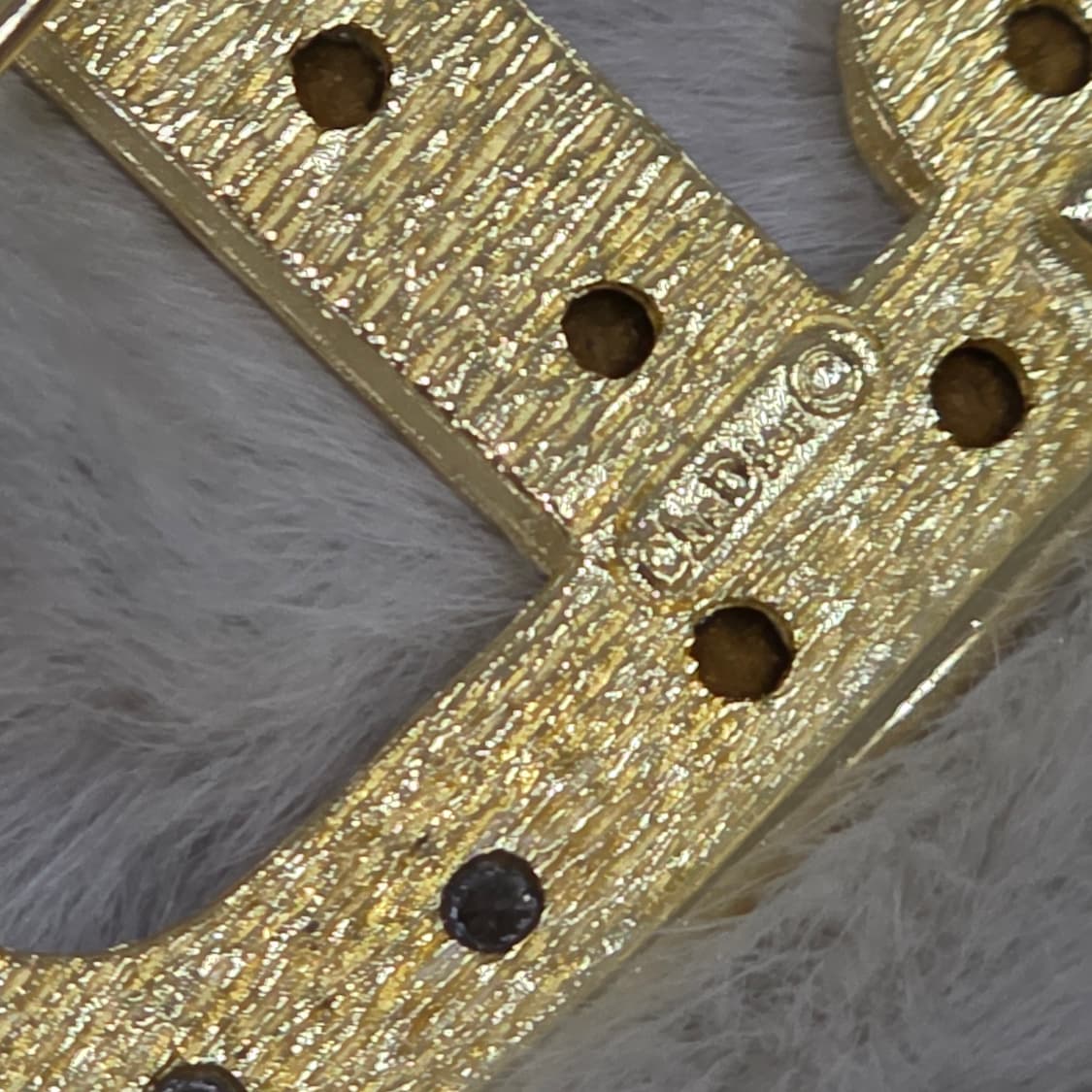 크리스챤 디올 빈티지 CD 로고 브로치 (독일 제조/박스포함) 상품이미지6