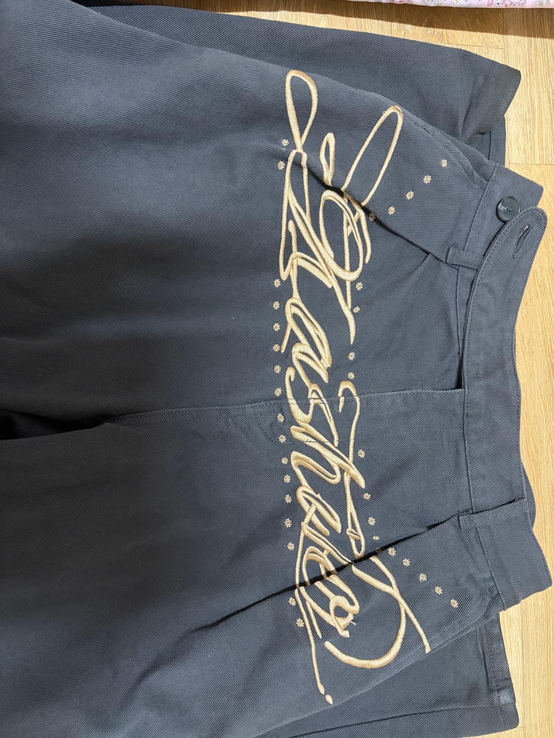 카시코 Embroidered Pintuck Wide Pants 상품이미지2