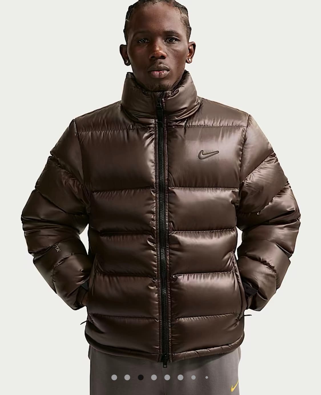 [새상품] L) 나이키 x 드레이크 녹타 선셋 퍼퍼 패딩 바로크 브라운 상품이미지3