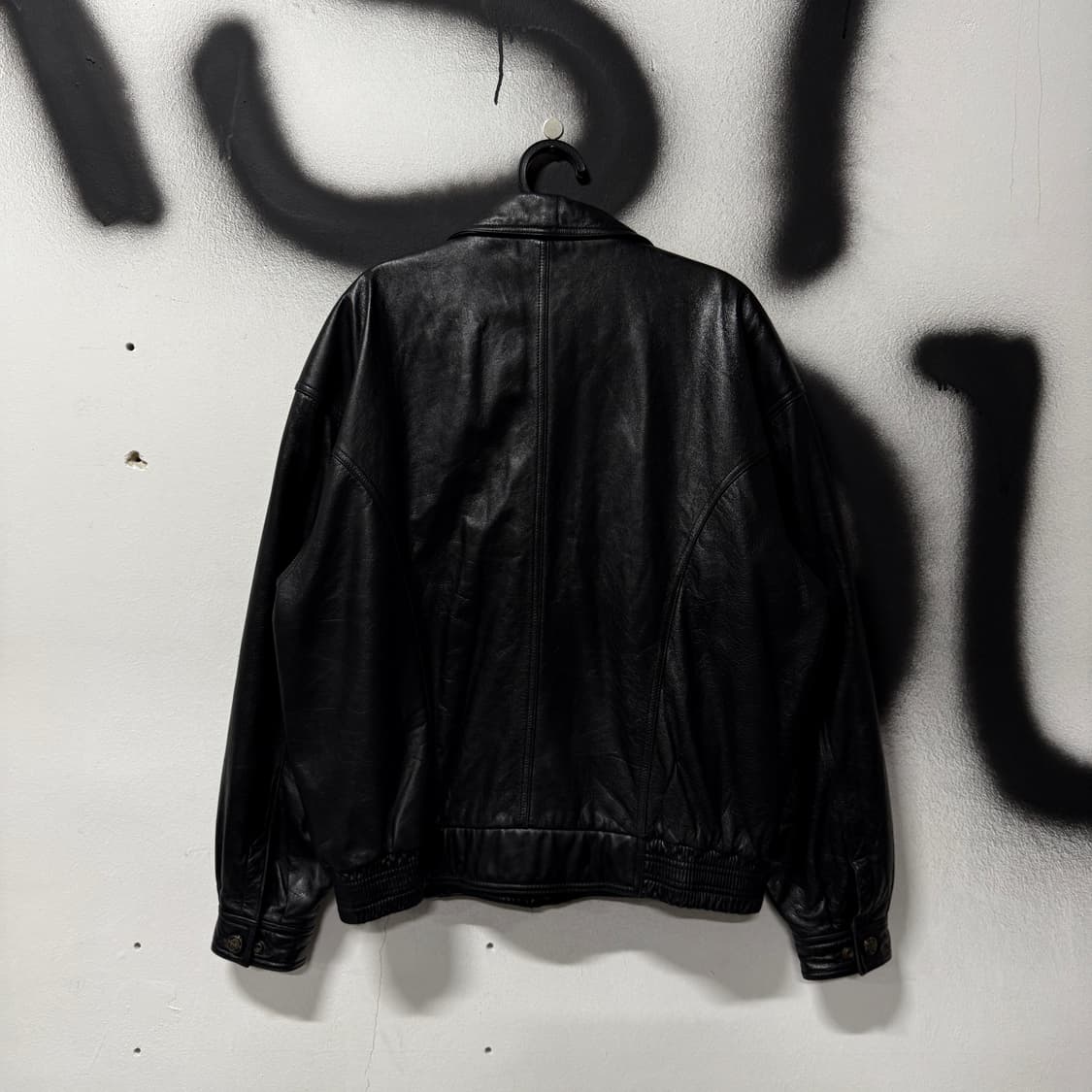 크로커다일 100% 쉽스킨 양가죽 리얼레더 A2 봄버 자켓 상품이미지2