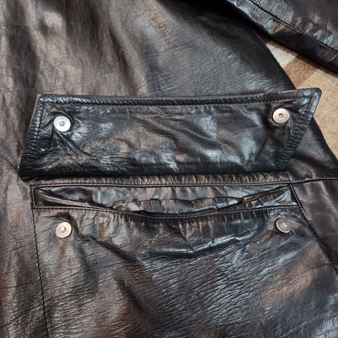 BEAKER 비이커 소가죽 카 코트 105 자켓 상품이미지8