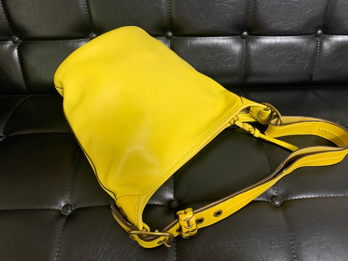 코치 블리커 버킷백 (Bleecker Bucket Bag 노랑) 상품이미지6