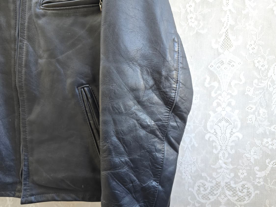 schott 쇼트 싱글 라이더 가죽자켓 (made in usa) 상품이미지8