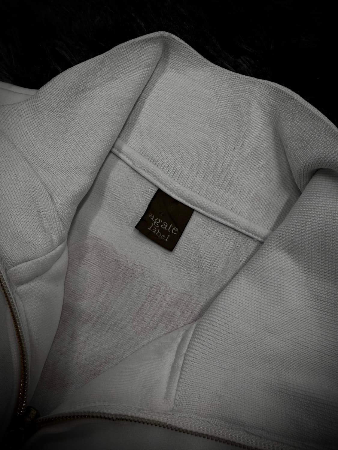 마리화나 그래픽 레터링 하이넥 트랙탑 상품이미지8