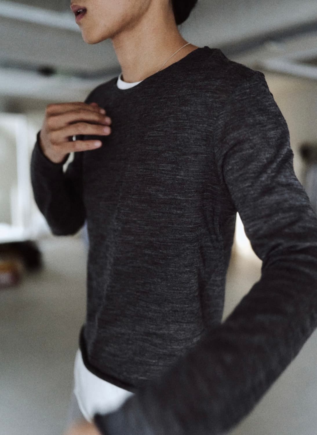 모노 프리베 Textured Wool Long Sleeve  상품이미지1