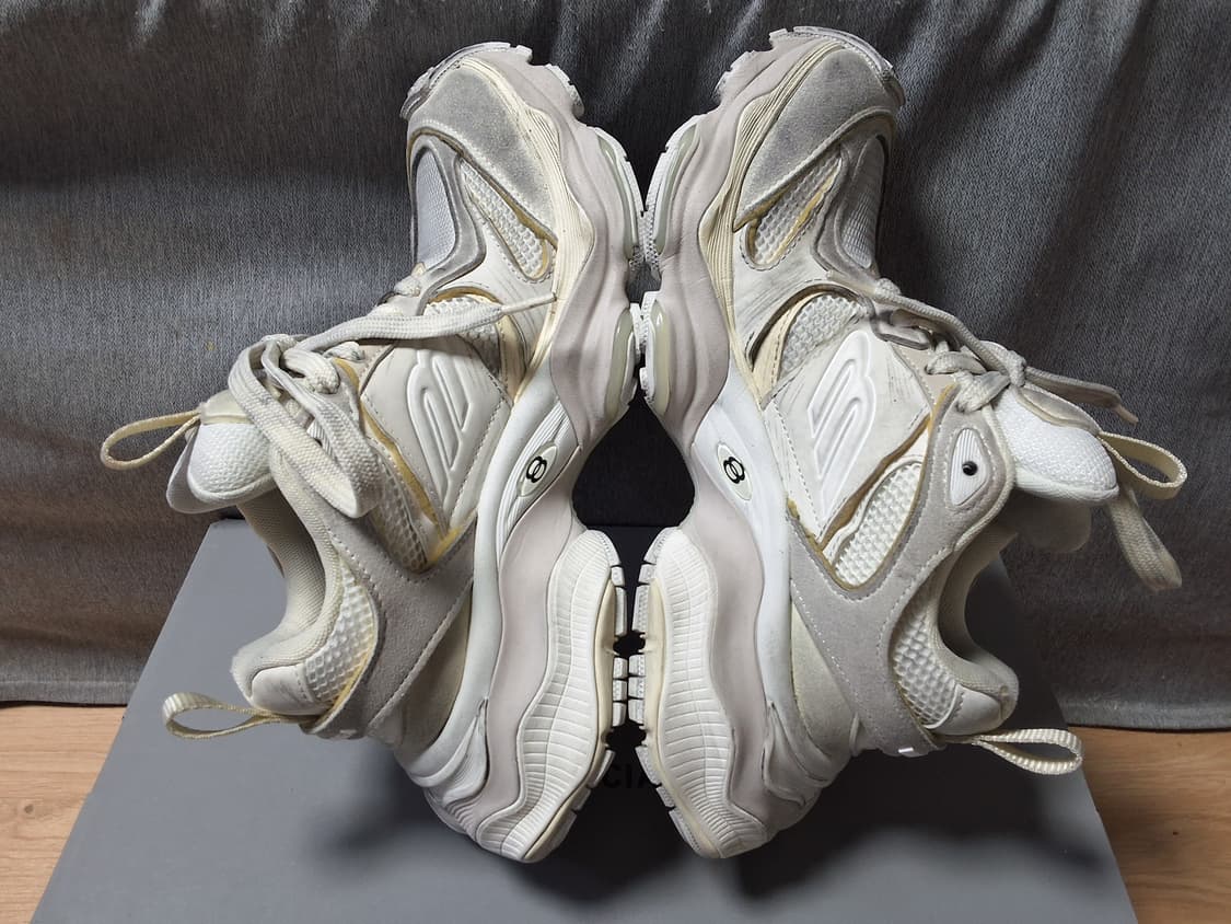 [새상품급] 카고스니커즈 에그쉘 런웨이 37 상품이미지3