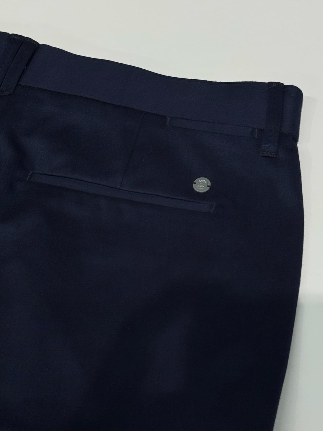 ZARA 정장 팬츠 네이비 상품이미지4