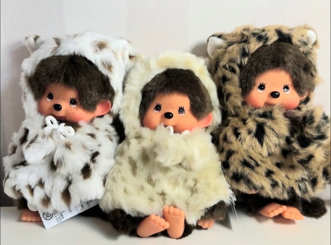 몬치치 호피 망토 화이트 상품이미지1