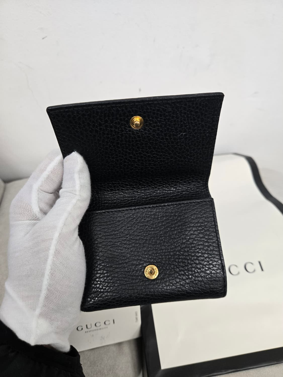 [보증서 정품] 구찌 마몬트 삼단 반지갑 상품이미지2