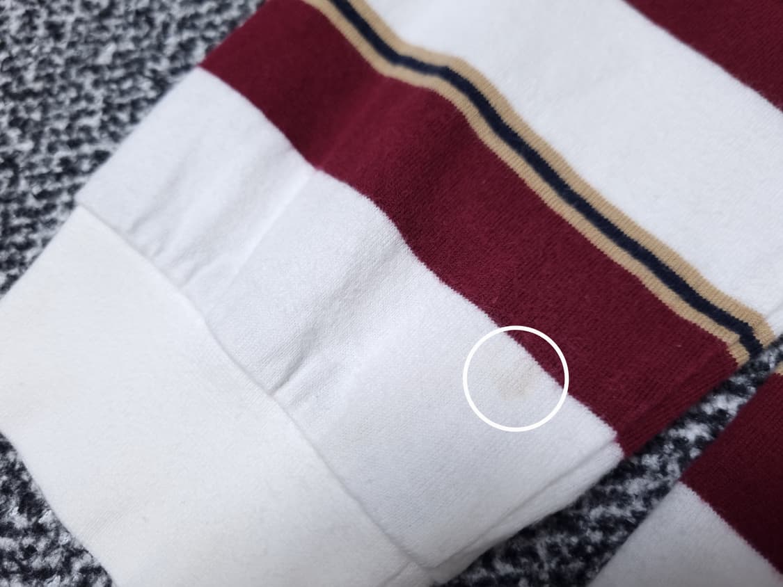 [무료배송][165]닥스 키즈 스트라이프 라운드 긴팔티 상품이미지8