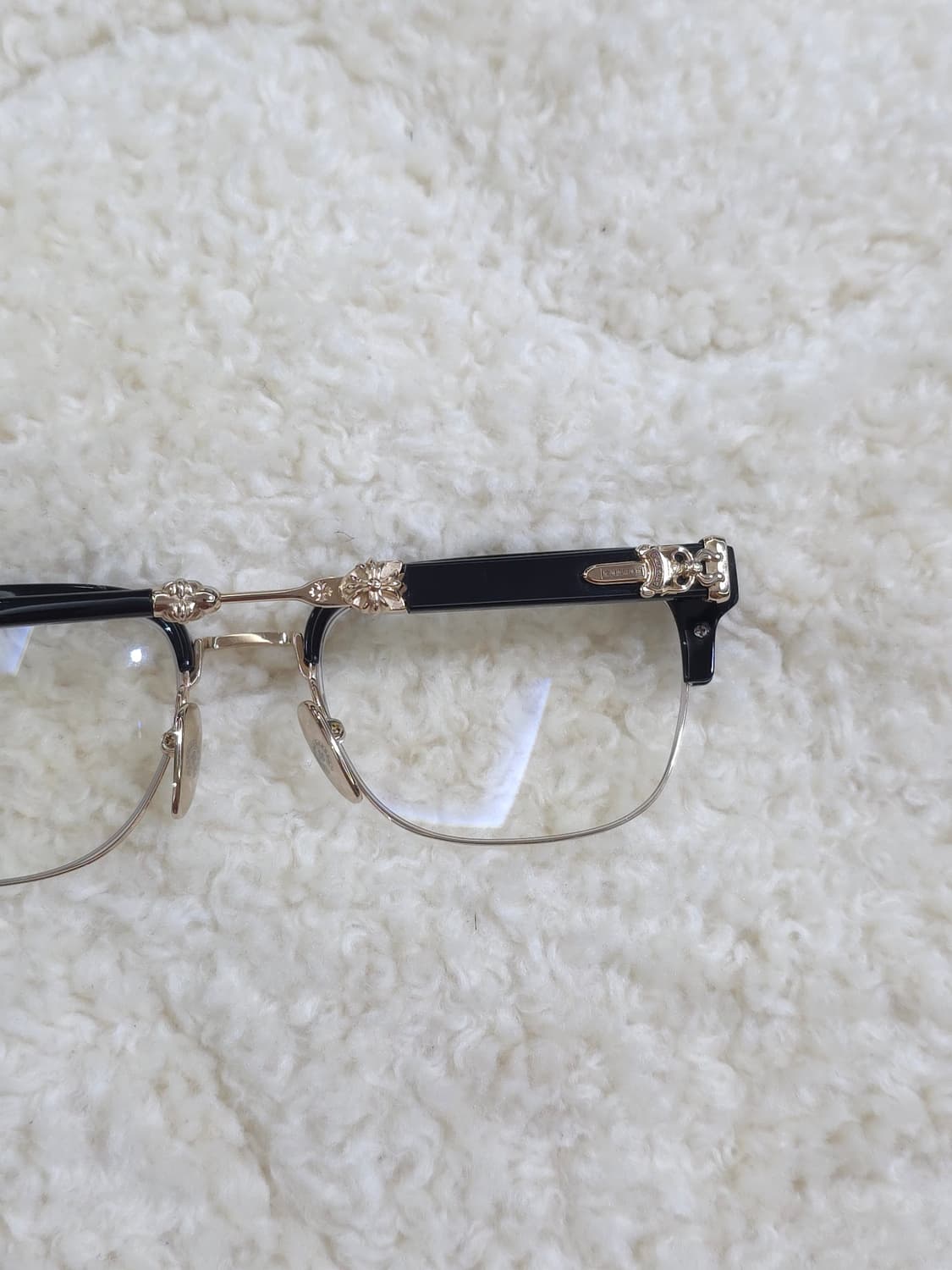 [OS] 크롬하츠 에바질리스트 안경 블랙 골드 상품이미지5