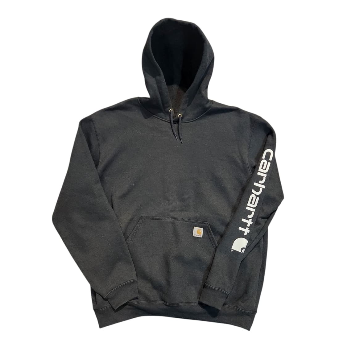 칼하트 블랙 기모 후드티 (L) 상품이미지1