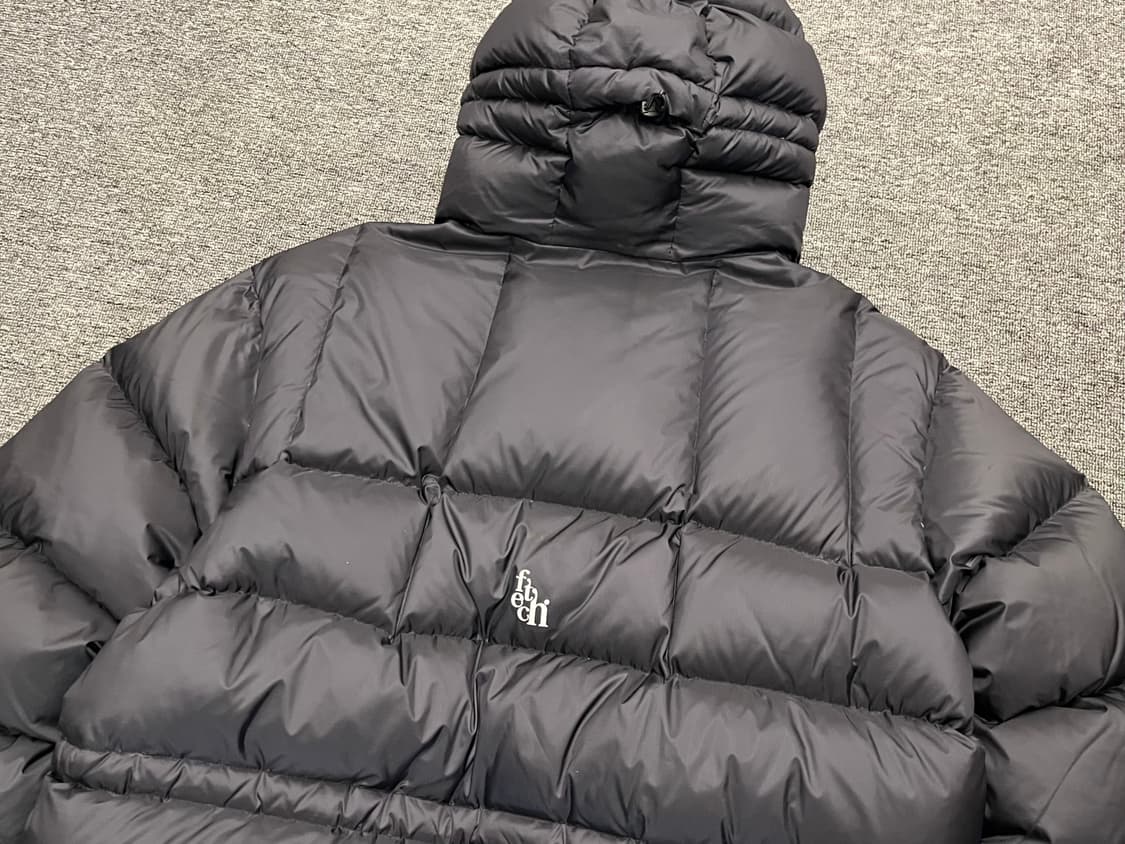 [105] FETCH SUNDAY 패치 블랙 후드 패딩 L 상품이미지8