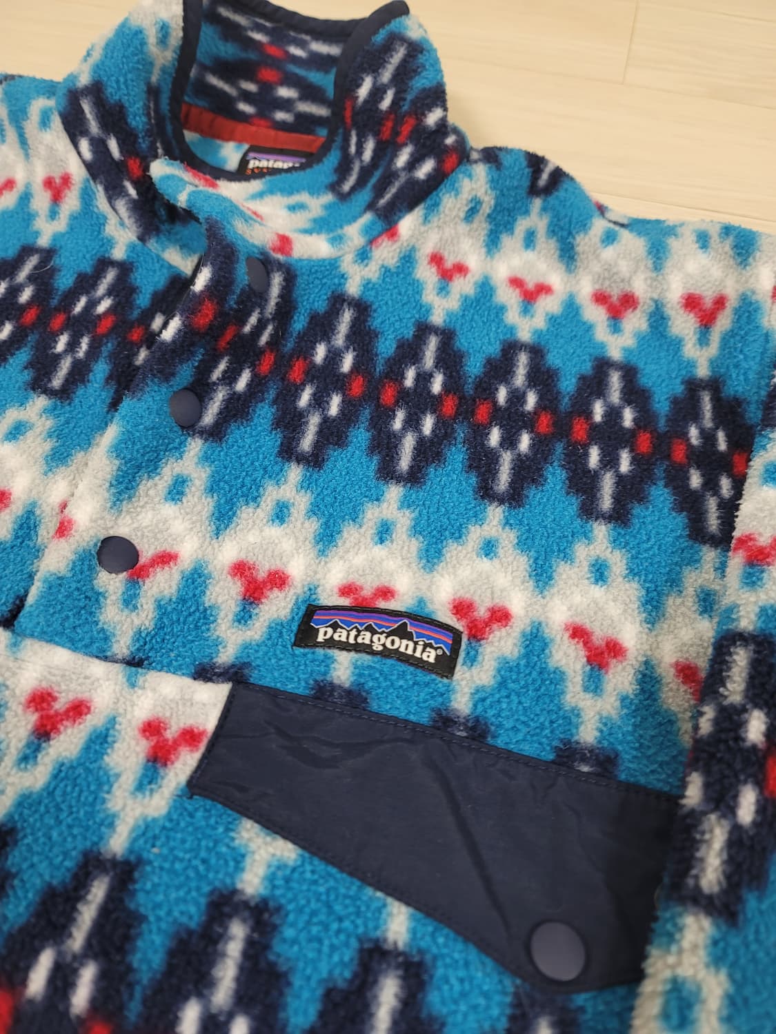 [S] <상태최상> 파타고니아 신칠라 해비웨이트 아즈텍 눈꽃패턴 상품이미지3