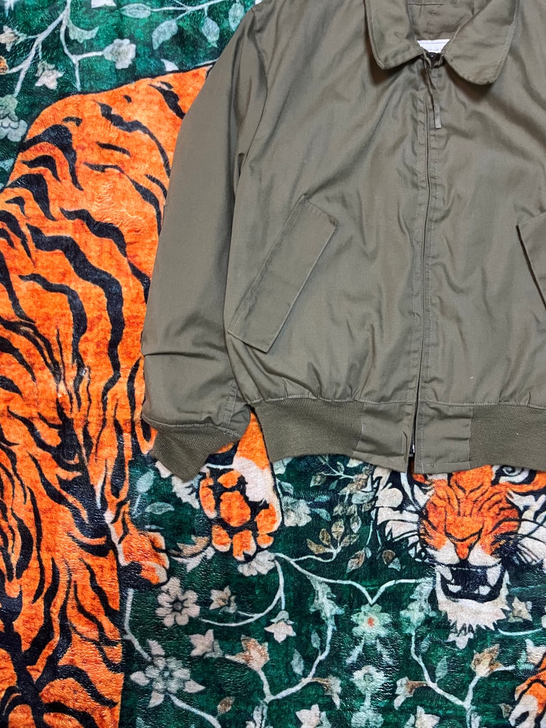 90s CVC tanker jacket OG (L-R) 상품이미지3