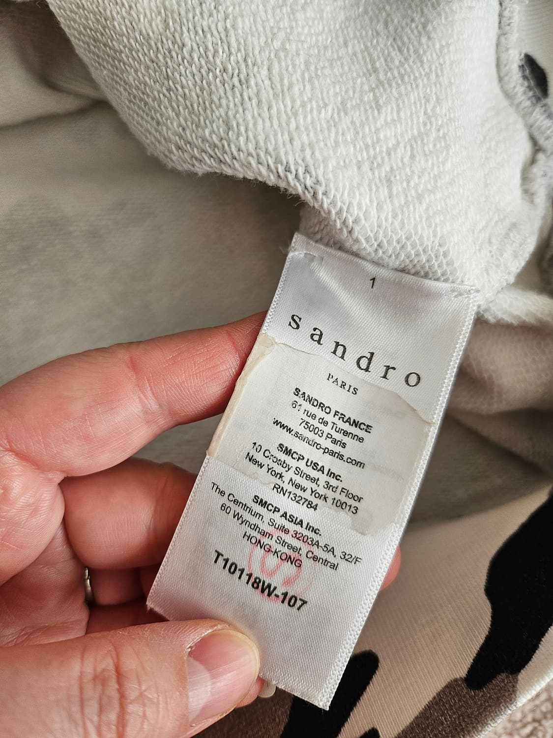 산드로옴므 카모플라쥬 맨투맨 상품이미지5