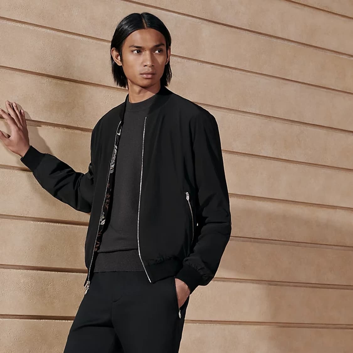 에르메스 에트리에 리버서블 립트림 자켓 상품이미지2