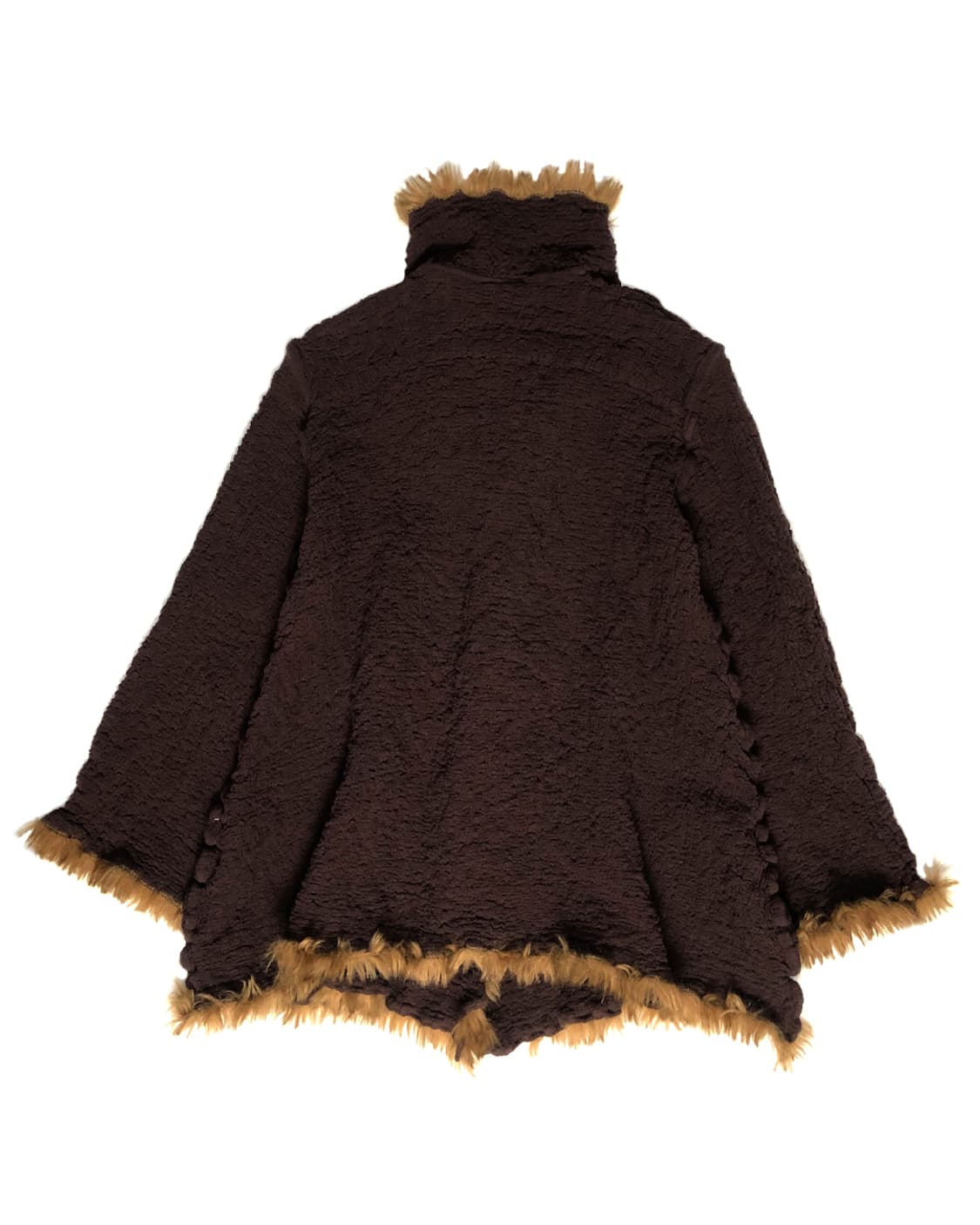 me ISSEY MIYAKE 트리밍 퍼 링클 자켓  상품이미지2