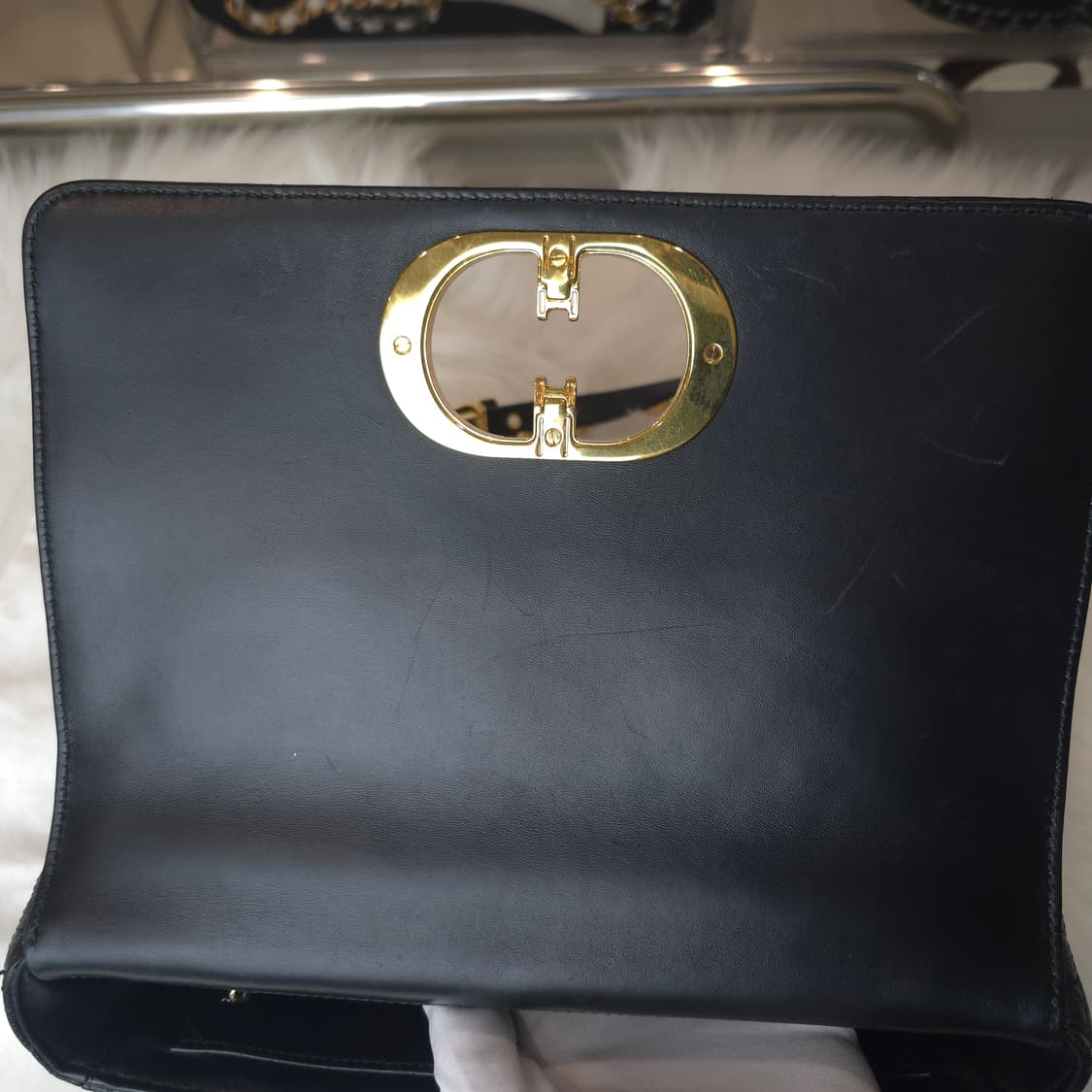 [정품/중고] 디올 까로 미디엄 백 상품이미지9