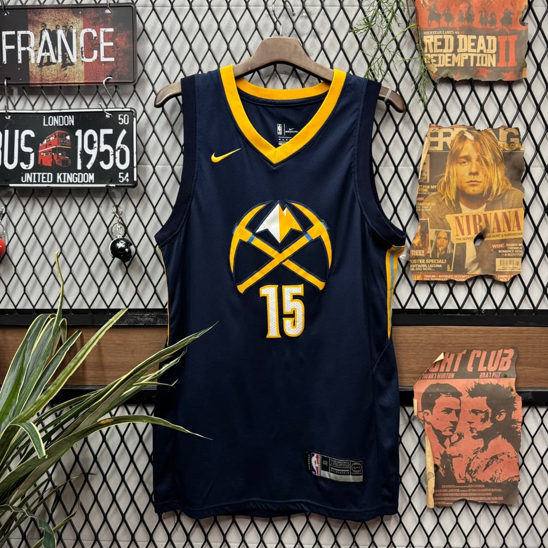 나이키 NBA 덴버 너기츠 시티 에디션 스윙맨 저지 네이비 상품이미지1
