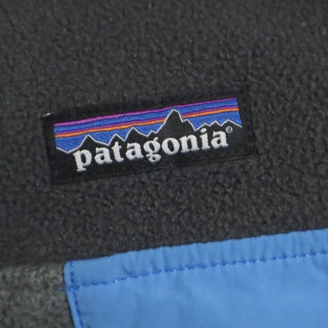 94FW 파타고니아 빈티지 후드 신칠라 스냅-T 차콜 블루 플리스 상품이미지2