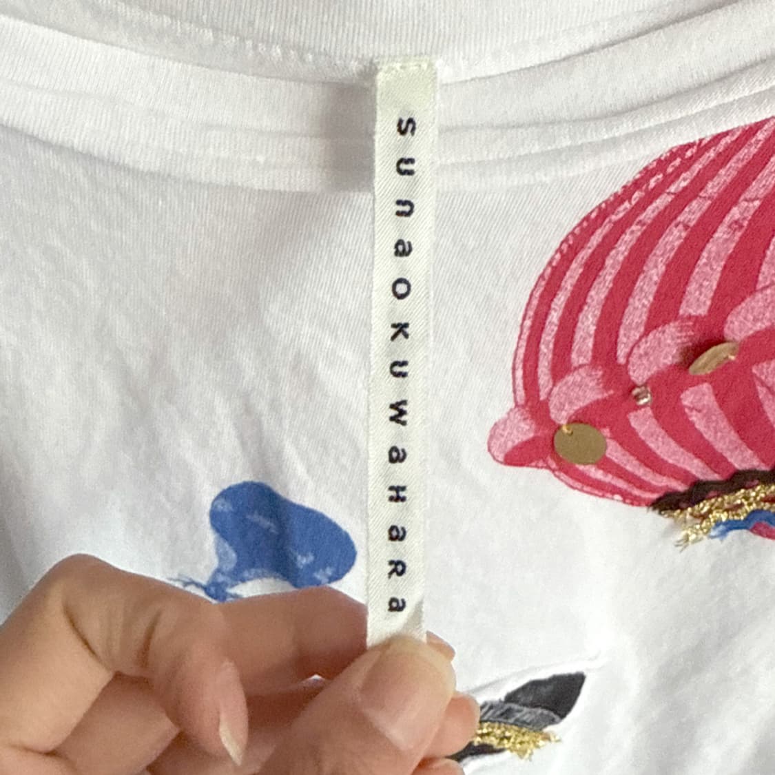 [SUNAO KUWAHARA] 작은 여행 풍선 티셔츠 상품이미지4