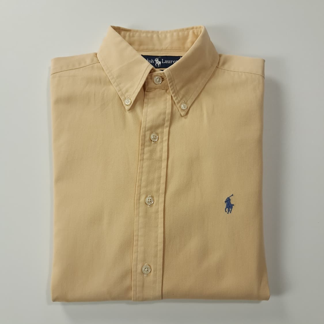 CK267 M 폴로 90s 라이트옐로우 셔츠 남방 상품이미지7