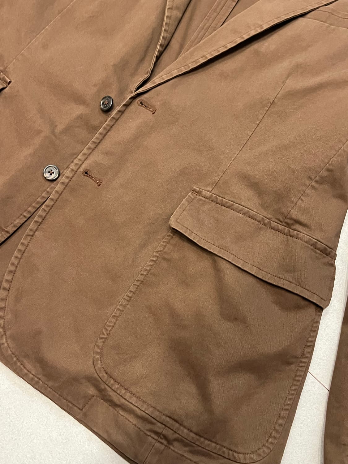 폴로 브라운 코튼 자켓 XL 상품이미지5