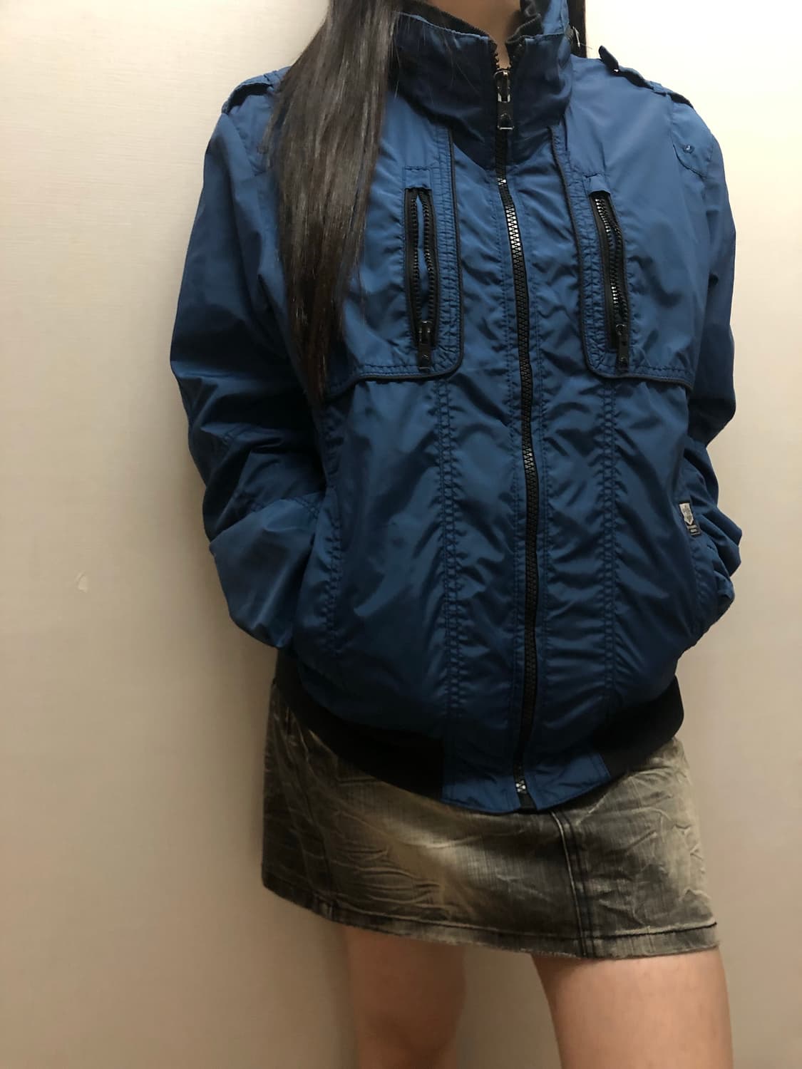 빈티지 버커루 블루 펑크 점퍼 상품이미지2