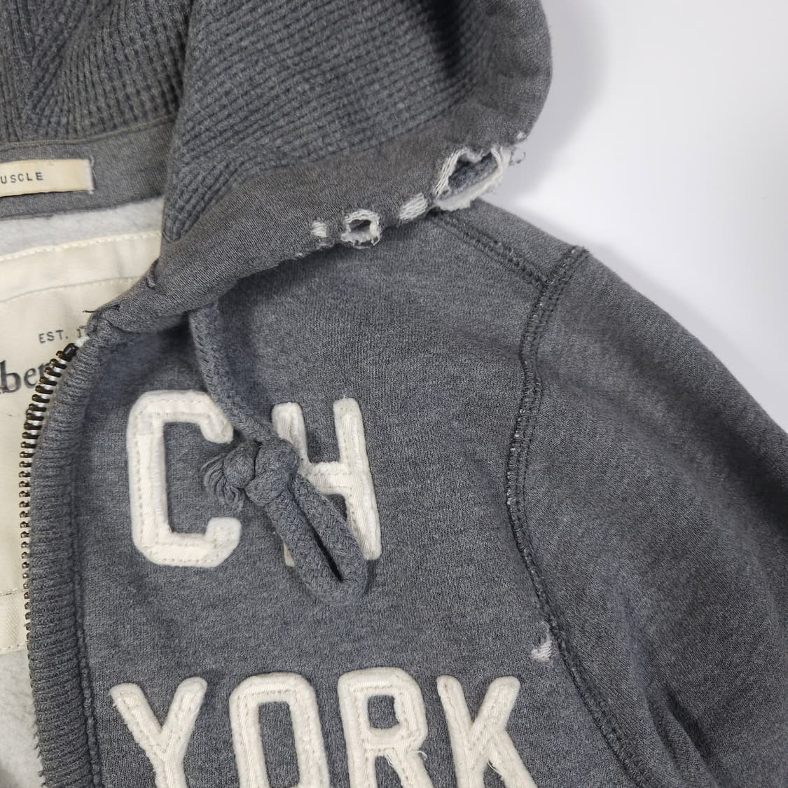 아베크롬비 데미지 후드집업  상품이미지5