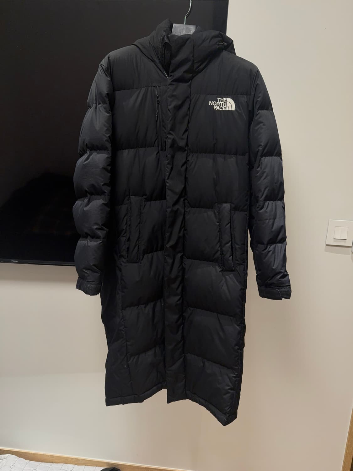 노스페이스 블랙 패딩 85 사이즈 상품이미지1