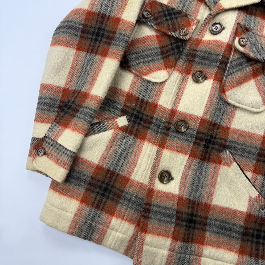GQ 헤비 울 체크 자켓 상품이미지3