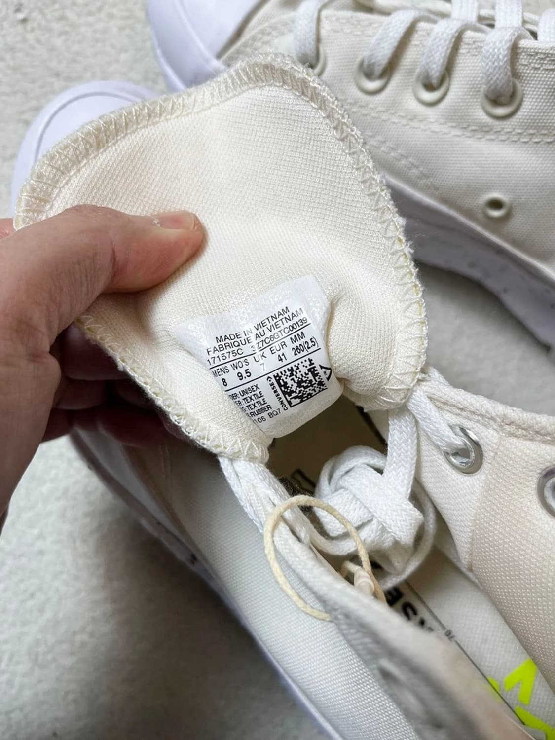 컨버스 21FW 런스타 하이크 하이 트리플 스니커즈 A1831 상품이미지10