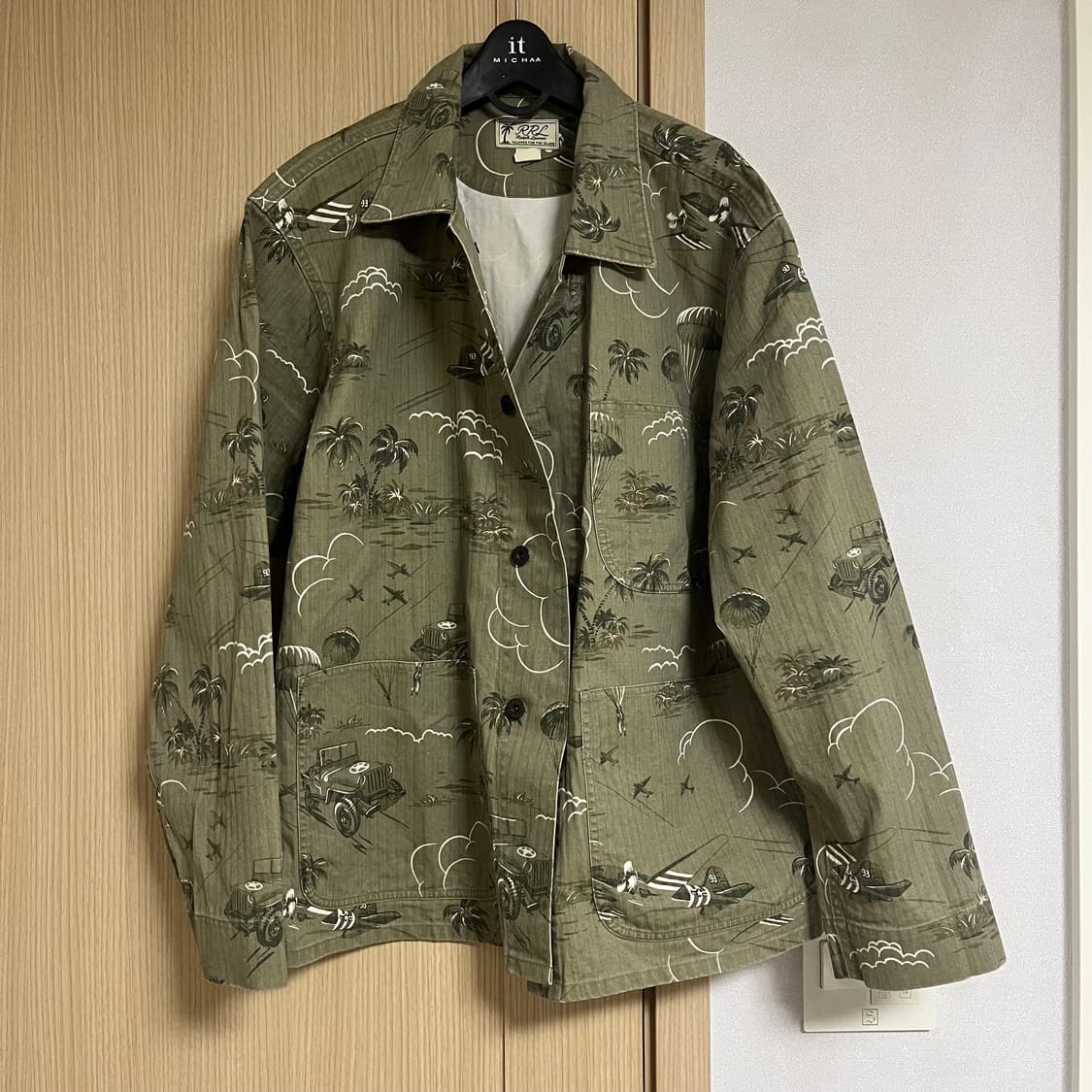 RRL 밀리터리 HBT 커버올 초어자켓 L  상품이미지1
