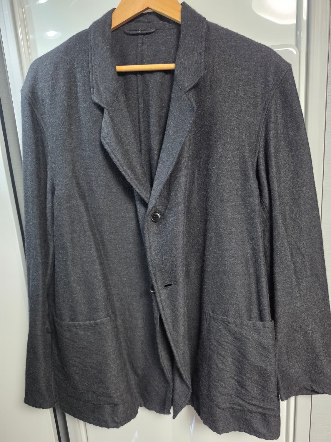 Comoli 울실크자켓 차콜 3 상품이미지4