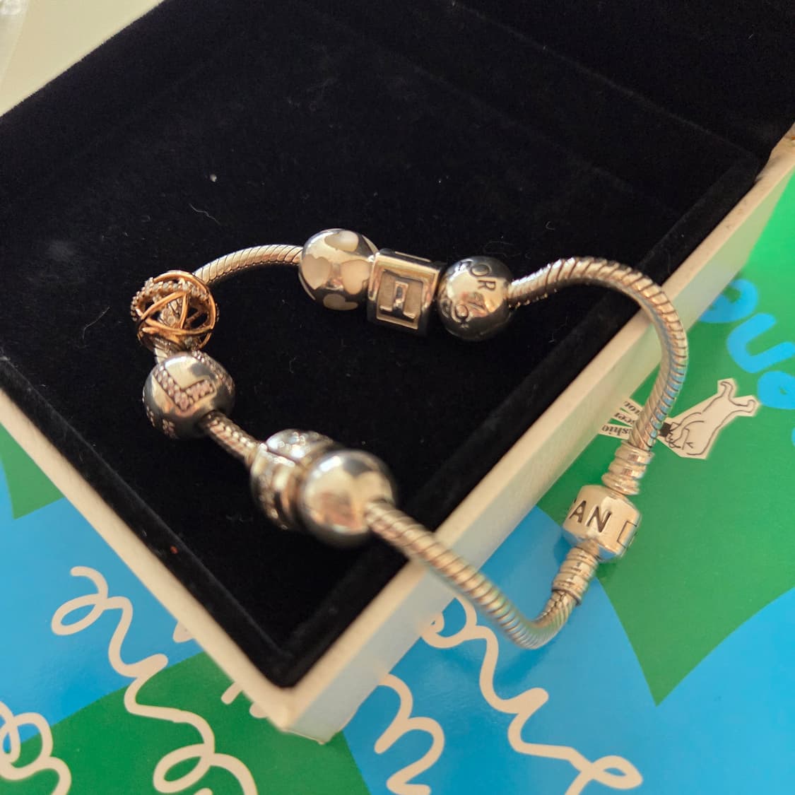 PANDORA 판도라 정품 체인팔찌 참포함 세트판매 실버팔찌 상품이미지2