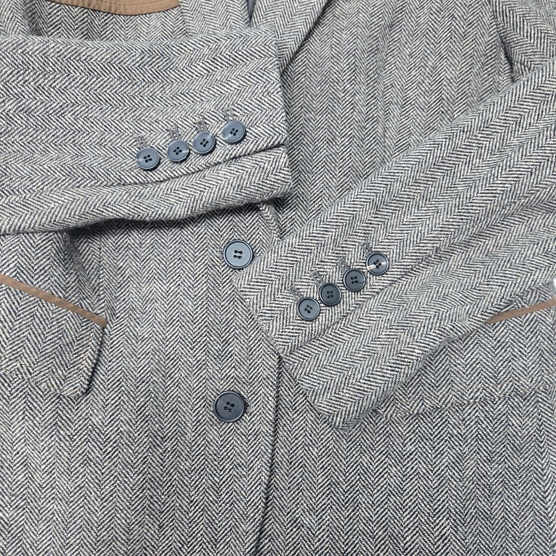 0193 켈리 도나휴 헤링본 울블랜딩브라운 헌팅 자켓 55 상품이미지4