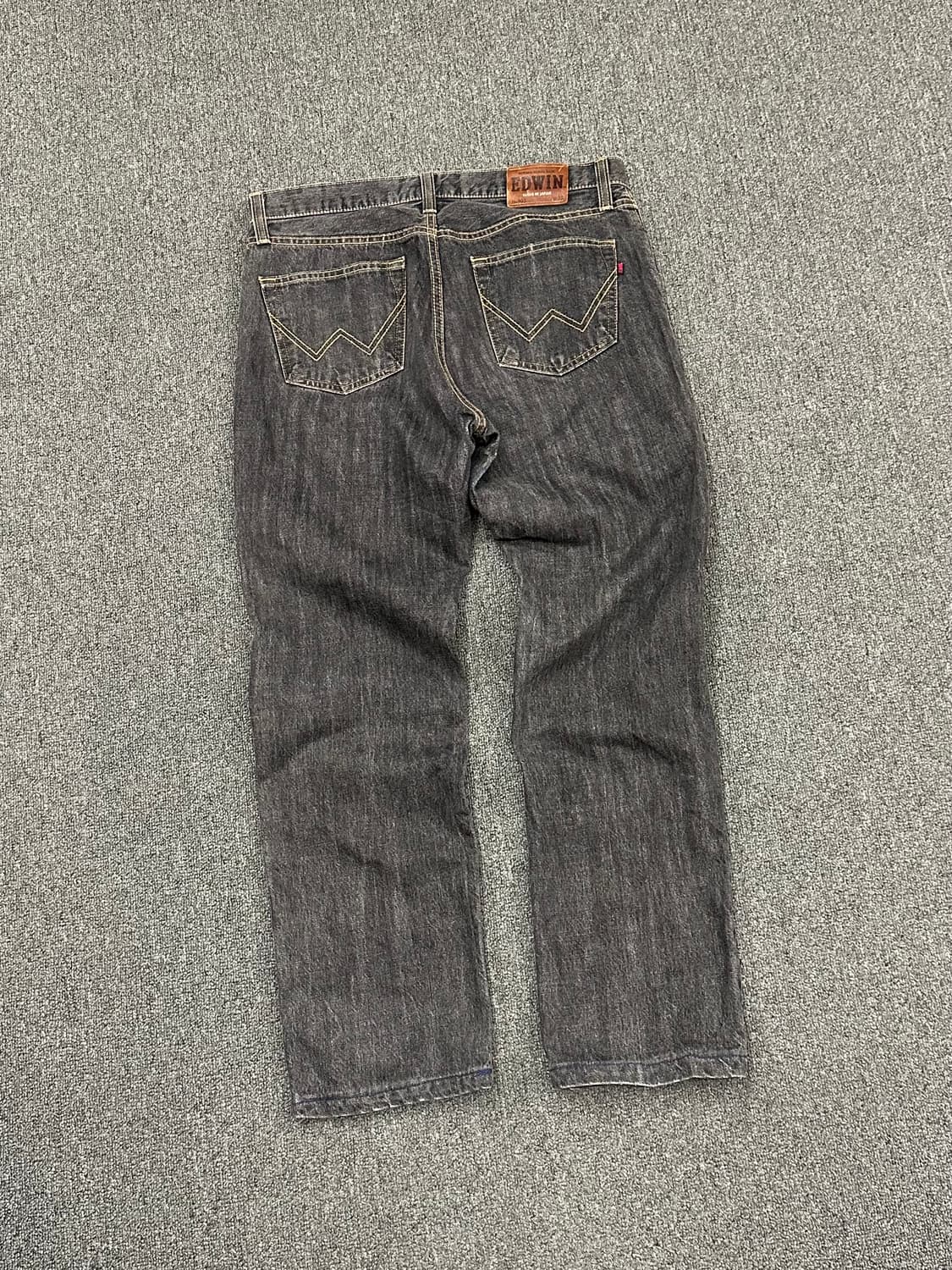 33)에드윈 빈티지 403 베이직 스트레이트 블랙 데님팬츠 상품이미지1