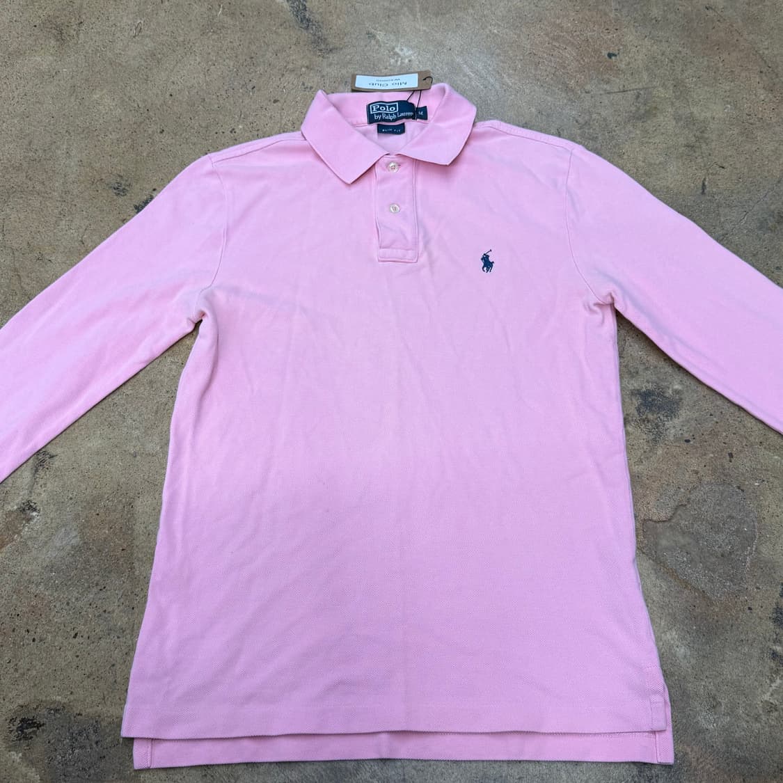폴로 랄프로렌 핑크 카라 긴팔티셔츠  상품이미지3