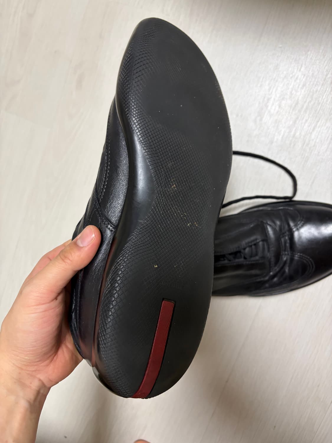 프라다 빈티지 스포츠 레더  아메리칸 컵 스니커즈 상품이미지3