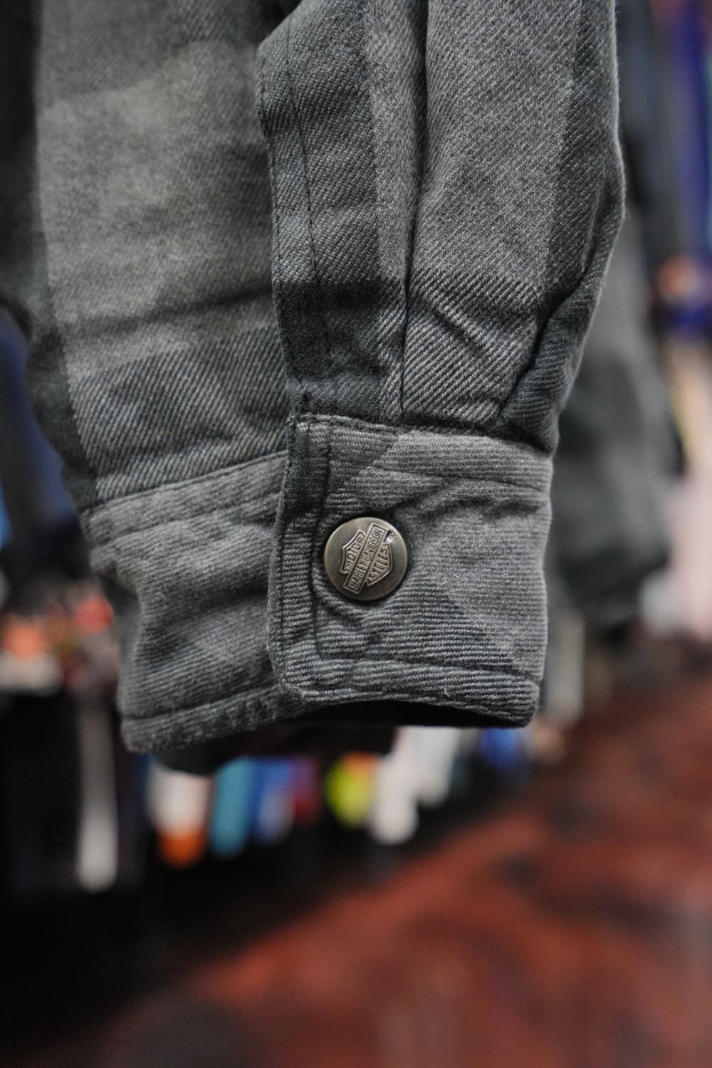 2024년 빈티지 할리 데이비슨 체크 플란넬 셔츠 상품이미지8