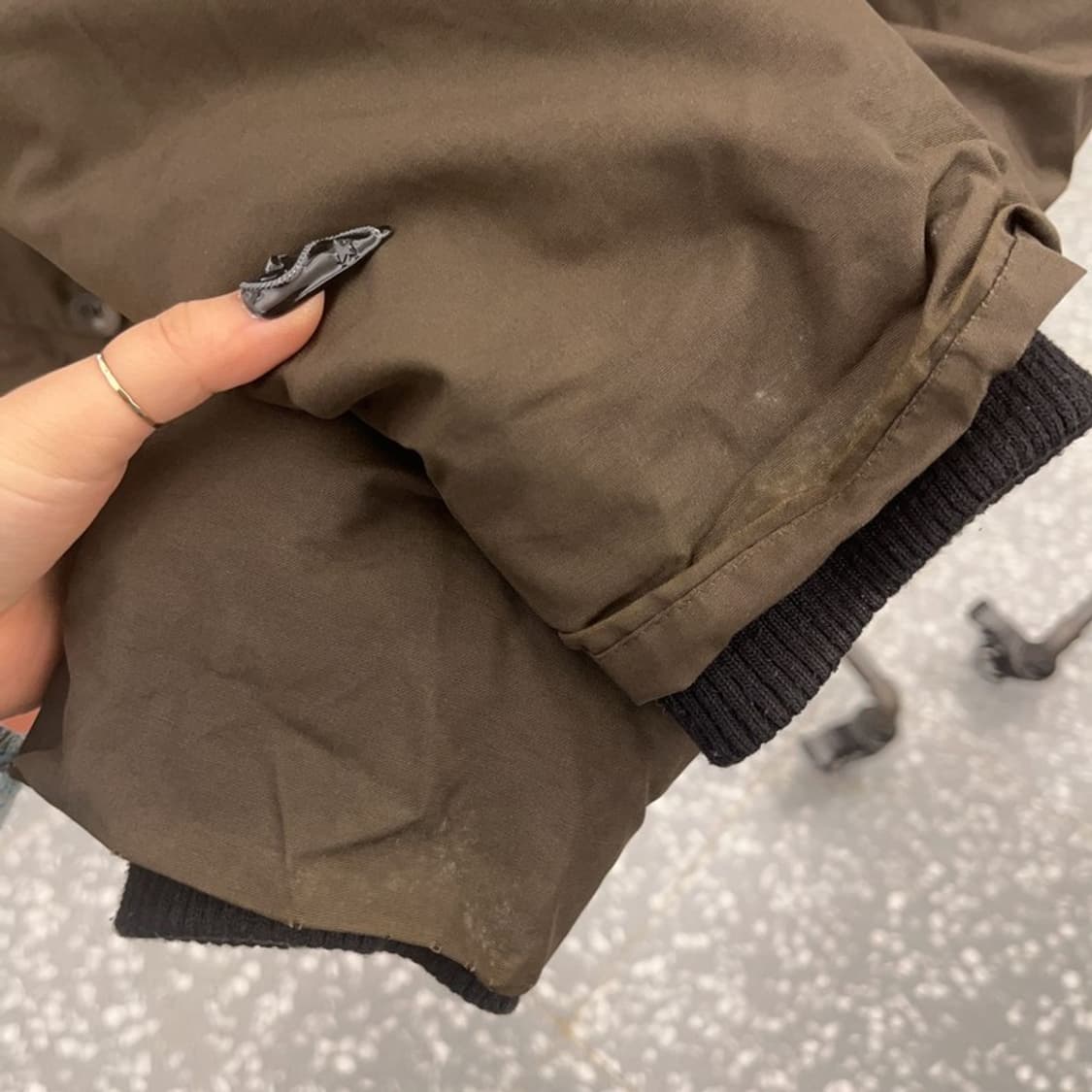 울리치 캐주얼 레트로 덕다운 워크 패딩 자켓 M C08573 상품이미지7