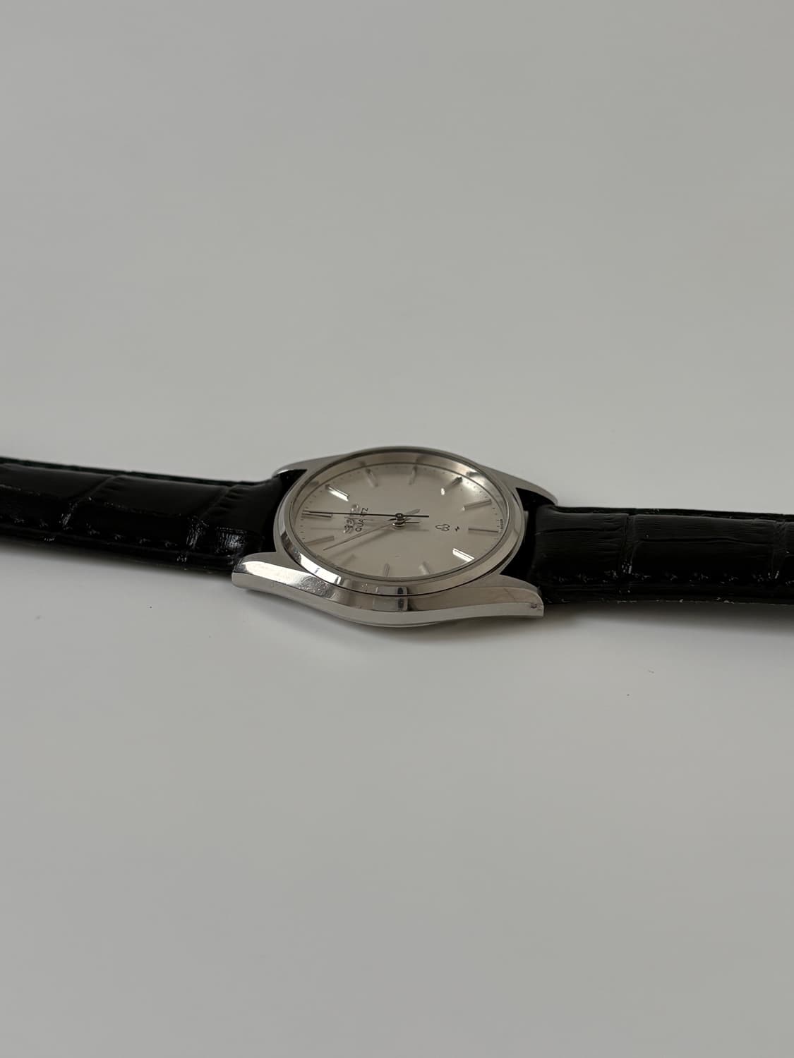 1980s Linen Dial Silver Quartz 상품이미지6
